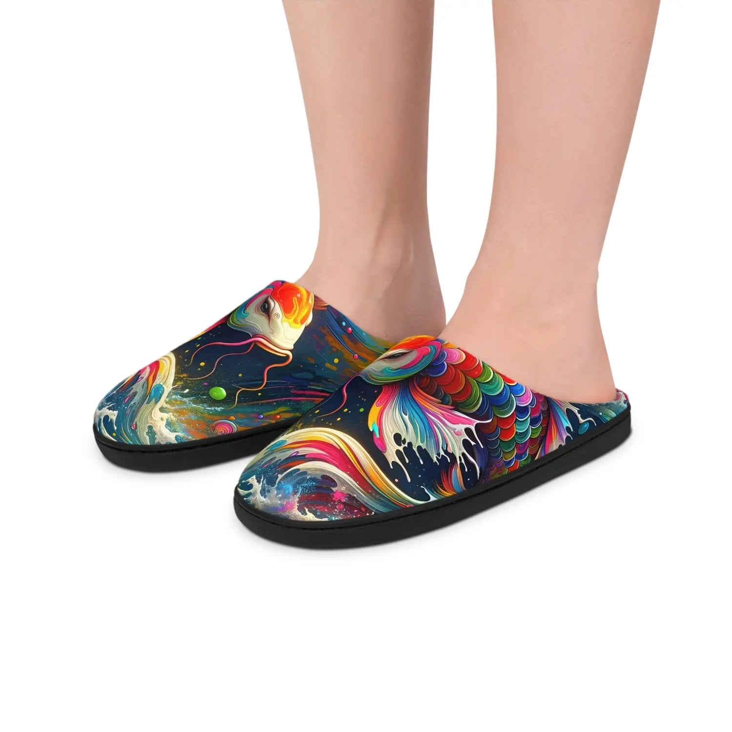 Colorful Koi Fish Slippers from the Slippers collection