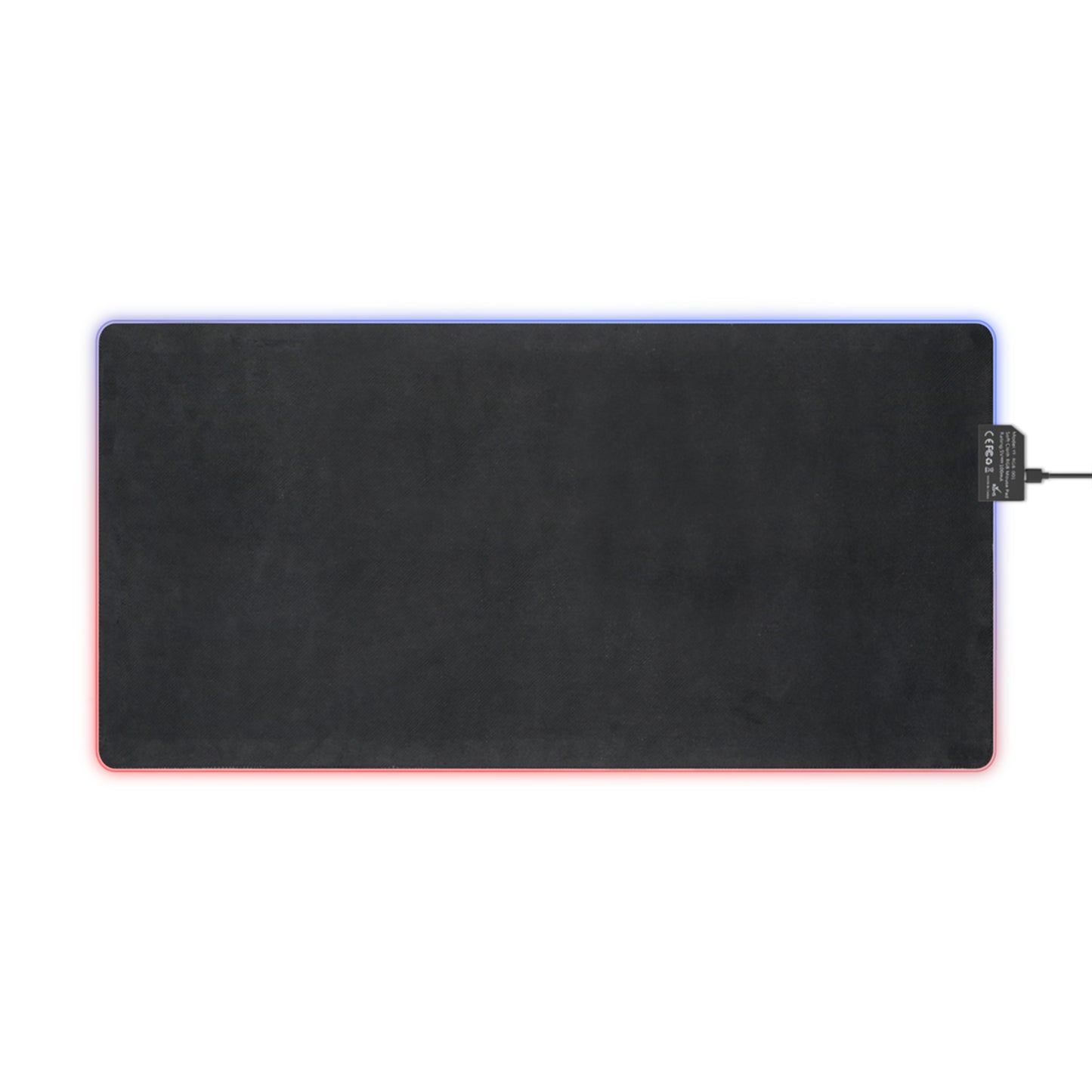 LED Gaming Mouse Pad - Fantasy Whale City RGB Desk Mat for Gamers