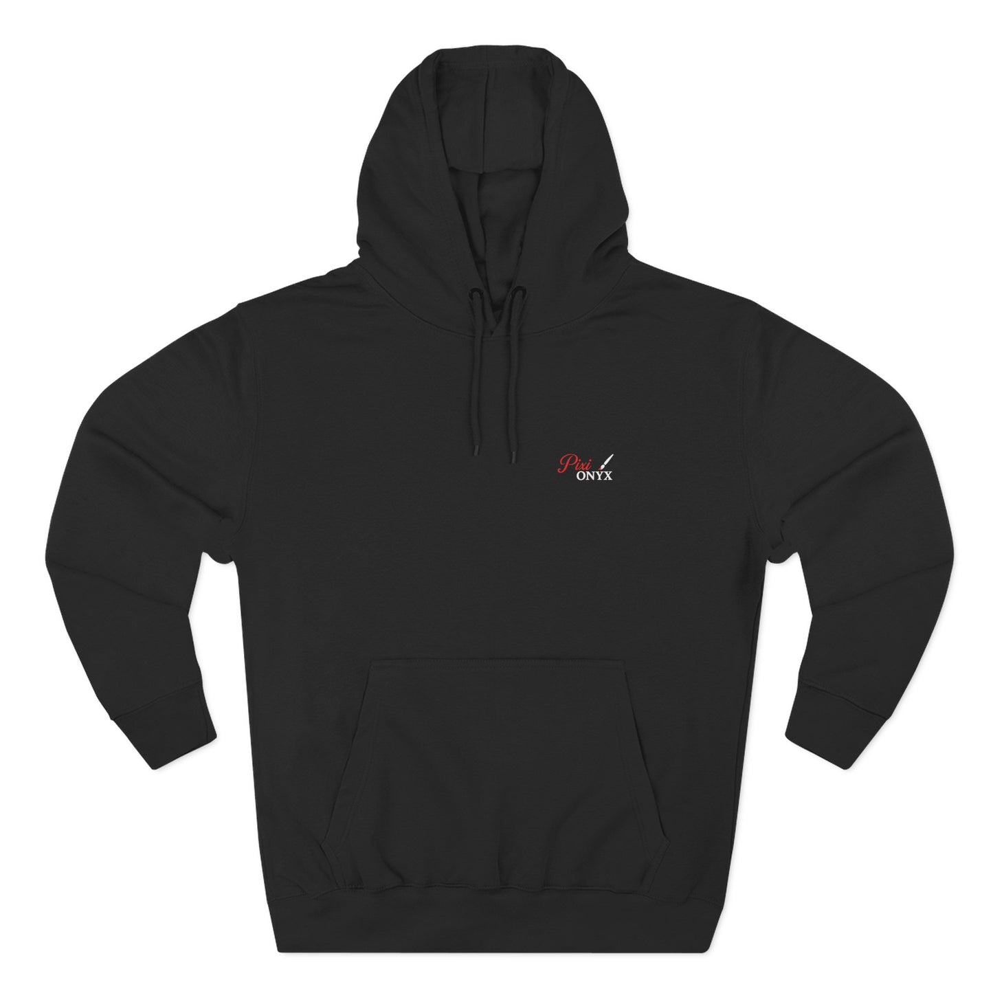 Unisex Geometric Dolphin Fleece Hoodie - Coastal Animal Graphic Pullover
