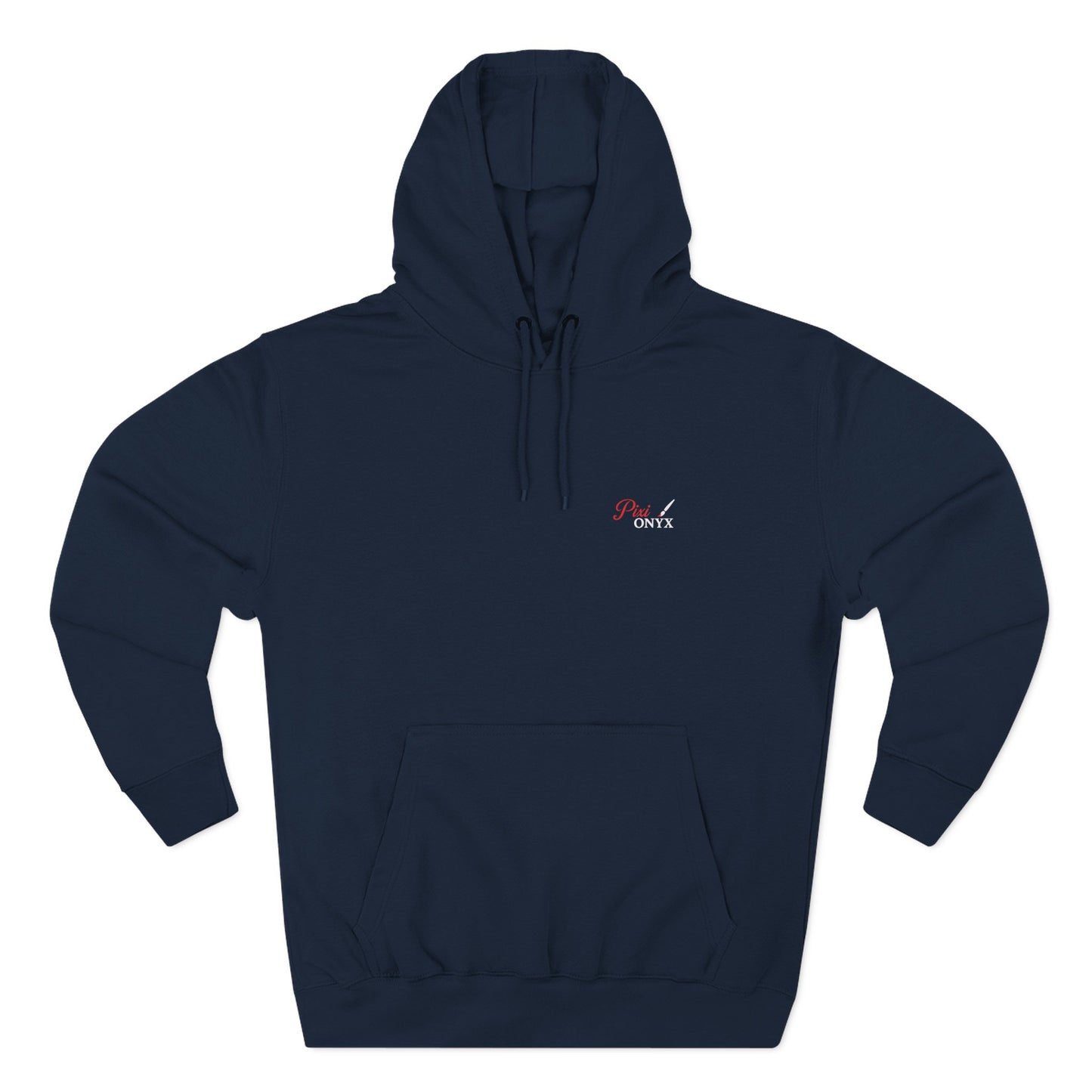 Unisex Geometric Dolphin Fleece Hoodie - Coastal Animal Graphic Pullover