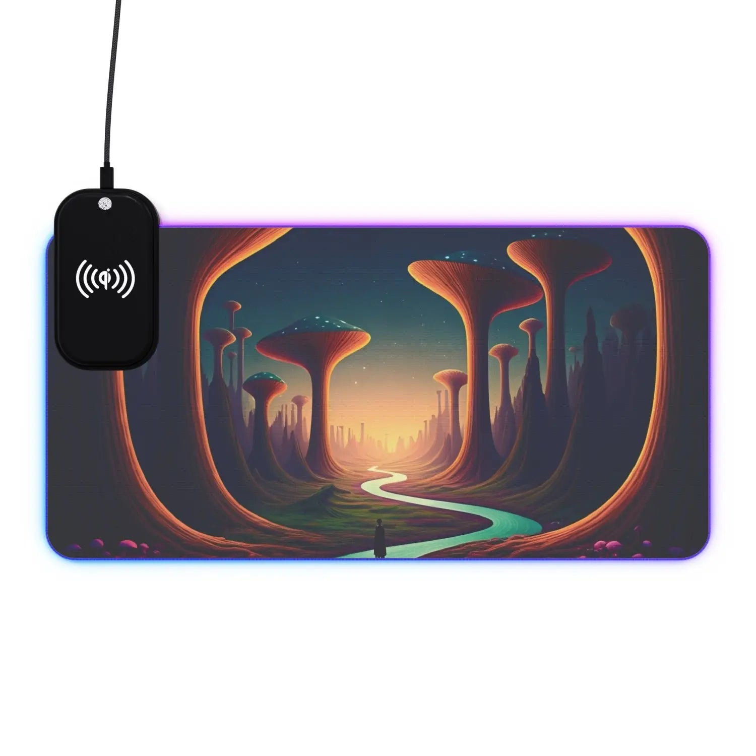 Elevate Your Gaming Setup - PixiOnyx’s LED Desk Mats
