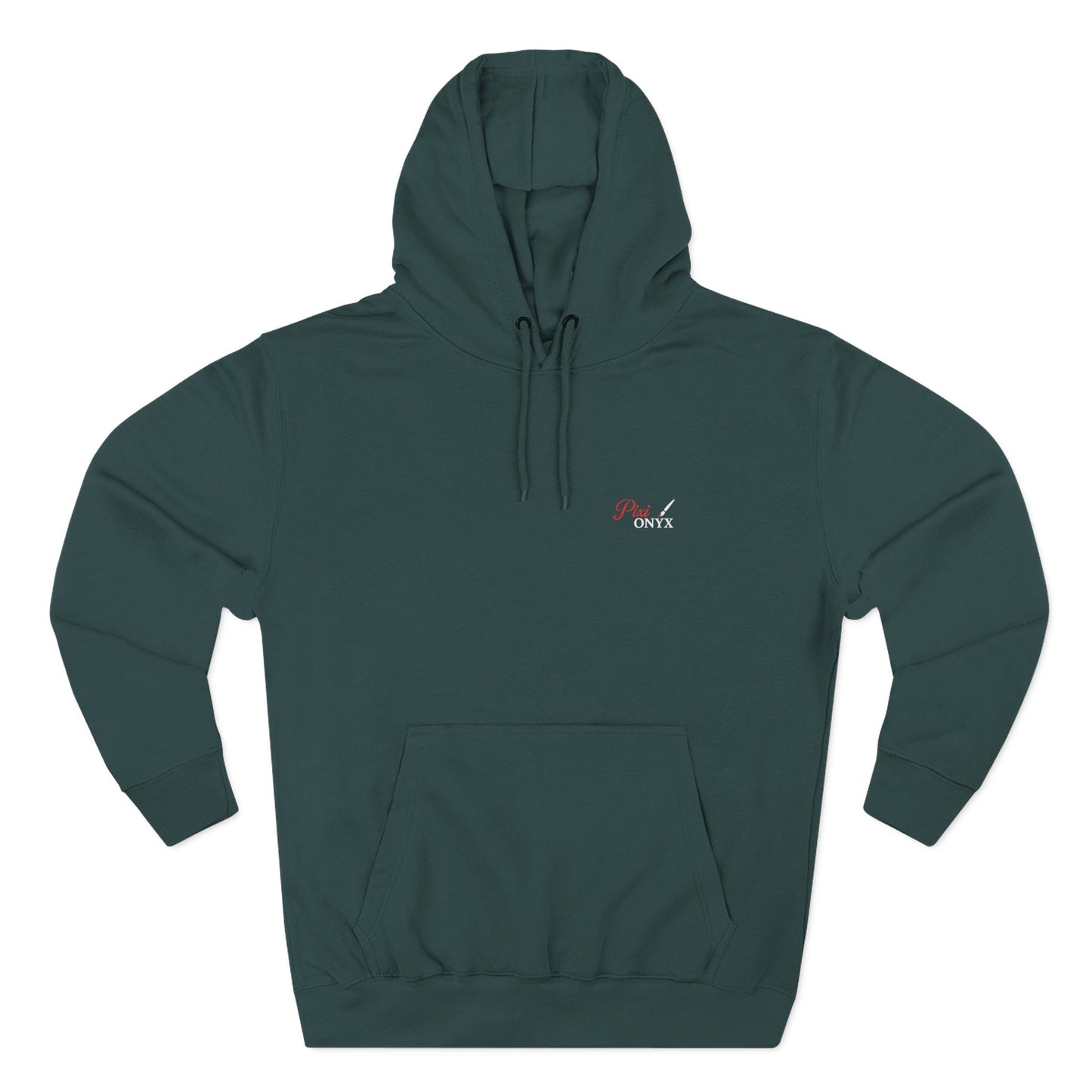 Unisex Geometric Dolphin Fleece Hoodie - Coastal Animal Graphic Pullover
