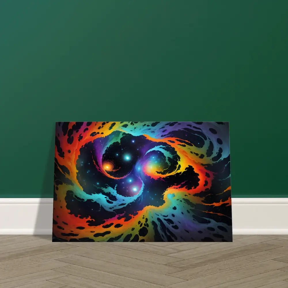 Colorful nebula artwork for Canvas Cosmic Tides PixiOnyx Abstract Dreamscape