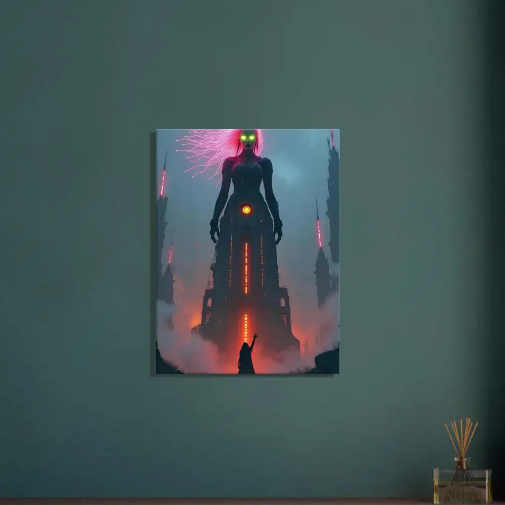 Framed fantasy art from PixiOnyx Cosmic Dream Print Canvas Sci-fi Fairytale