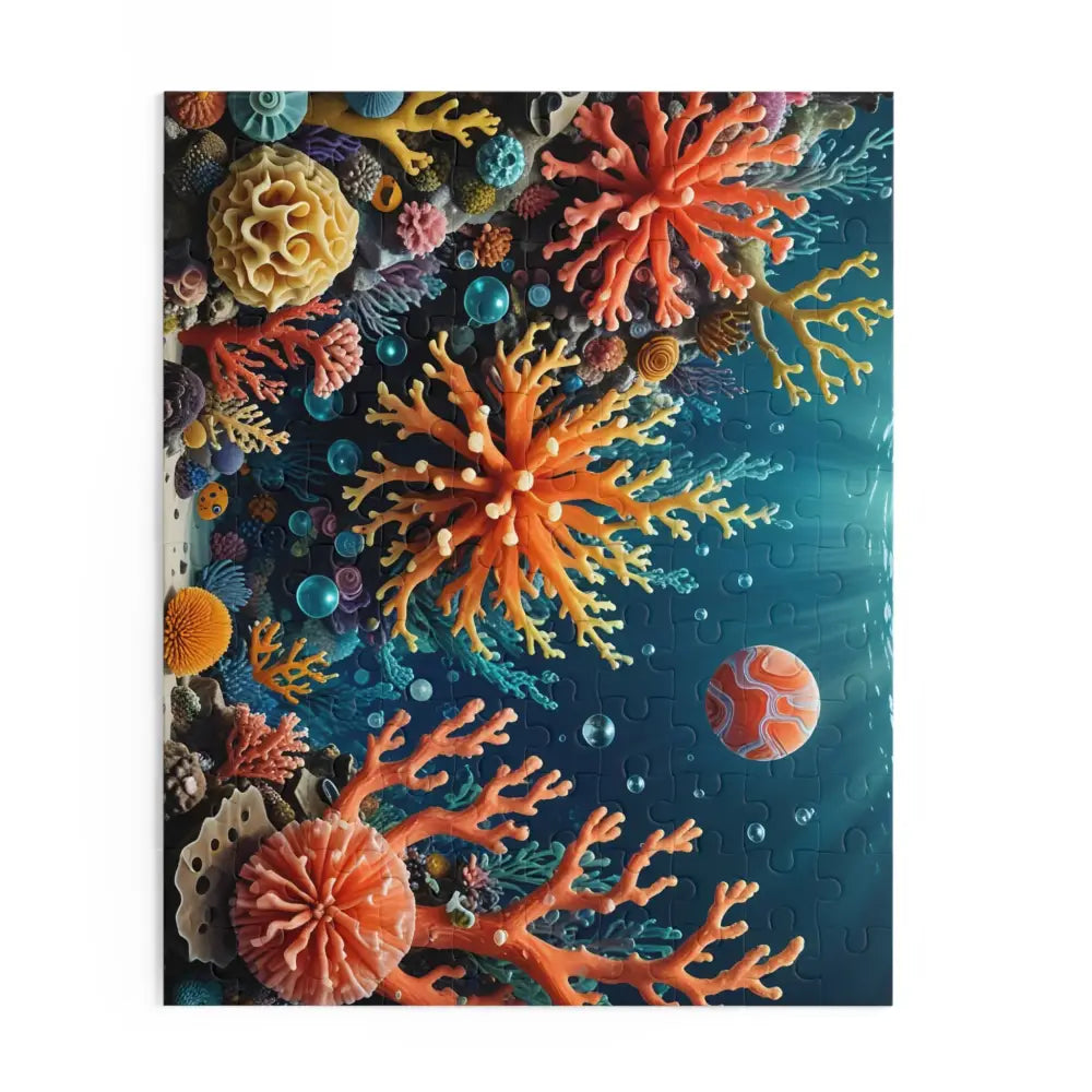 Coral reef jigsaw puzzle featuring vibrant underwater dreamscape artwork