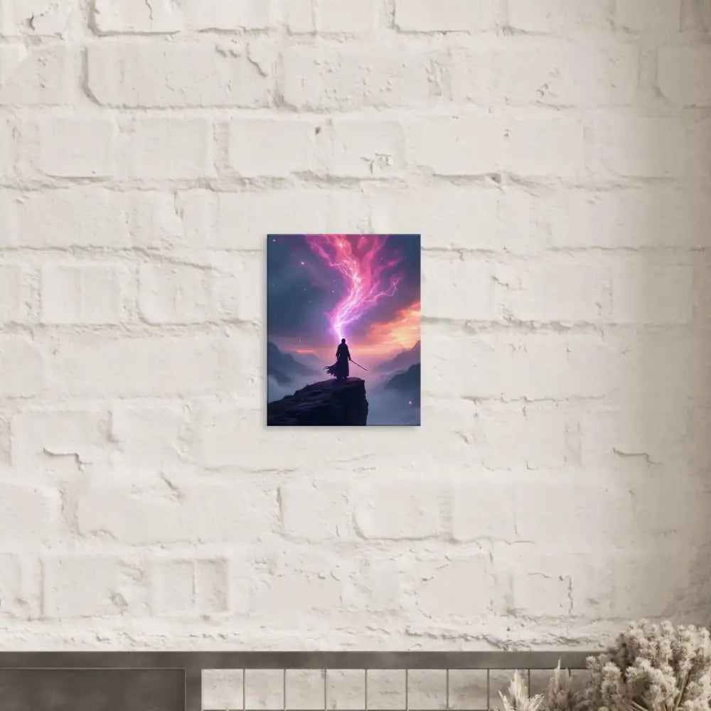 Fantasy art print called Cosmic Cliff Canvas - The Edge of Power by PixiOnyx Fantasy Wall Display