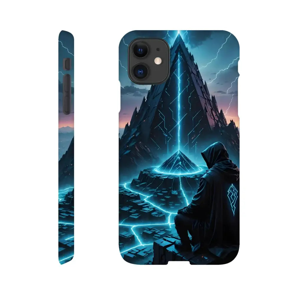 Electric Ascension iPhone Slim Case featuring a mystical scene design