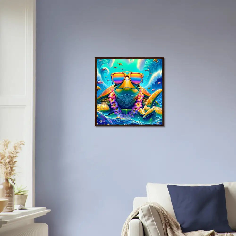 Framed Turtle Art from Framed Poster Turtle-y Misunderstood Bro by PixiOnyx