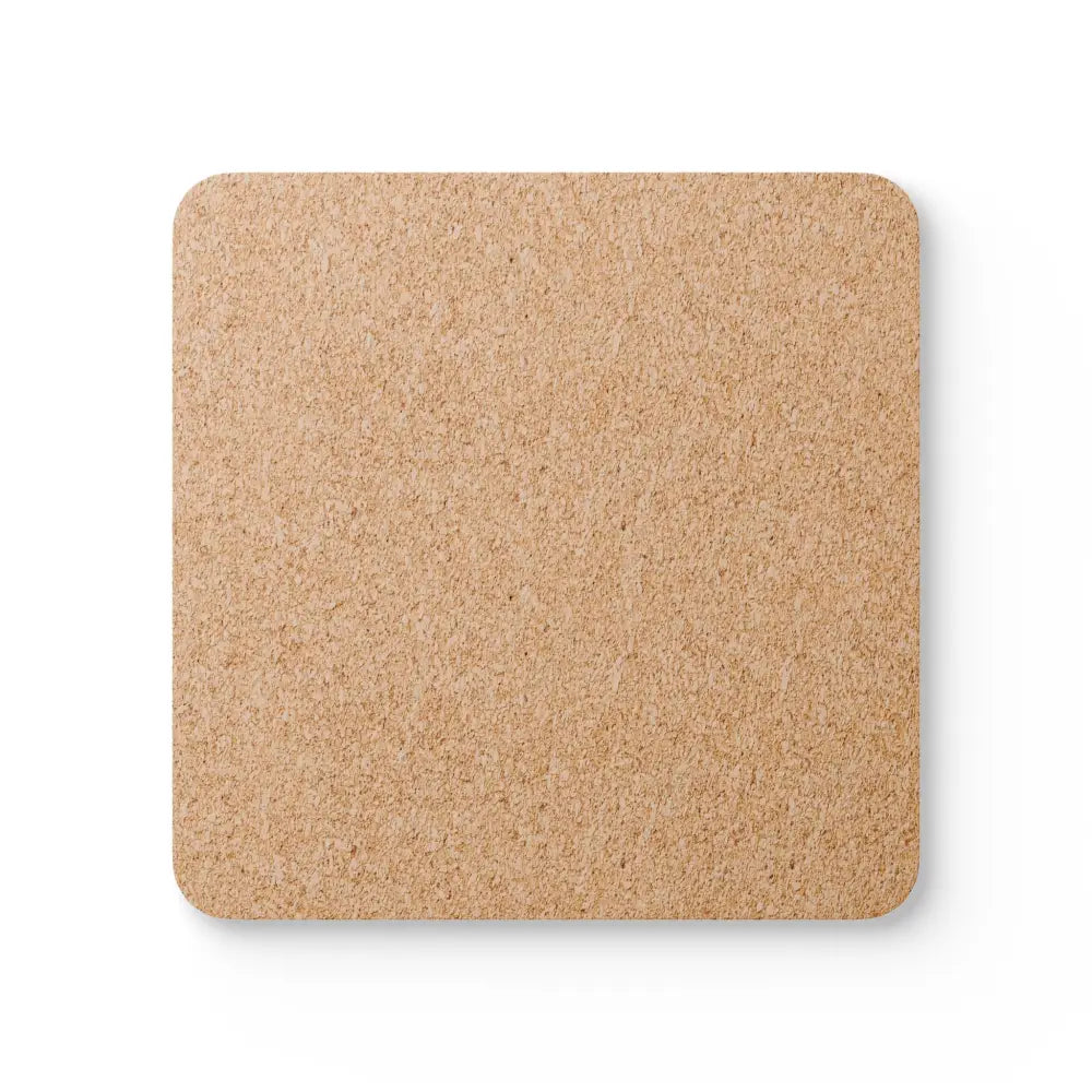 Square cork coaster from Gangster Potato Coaster Set by PixiOnyx Mob Munch Series