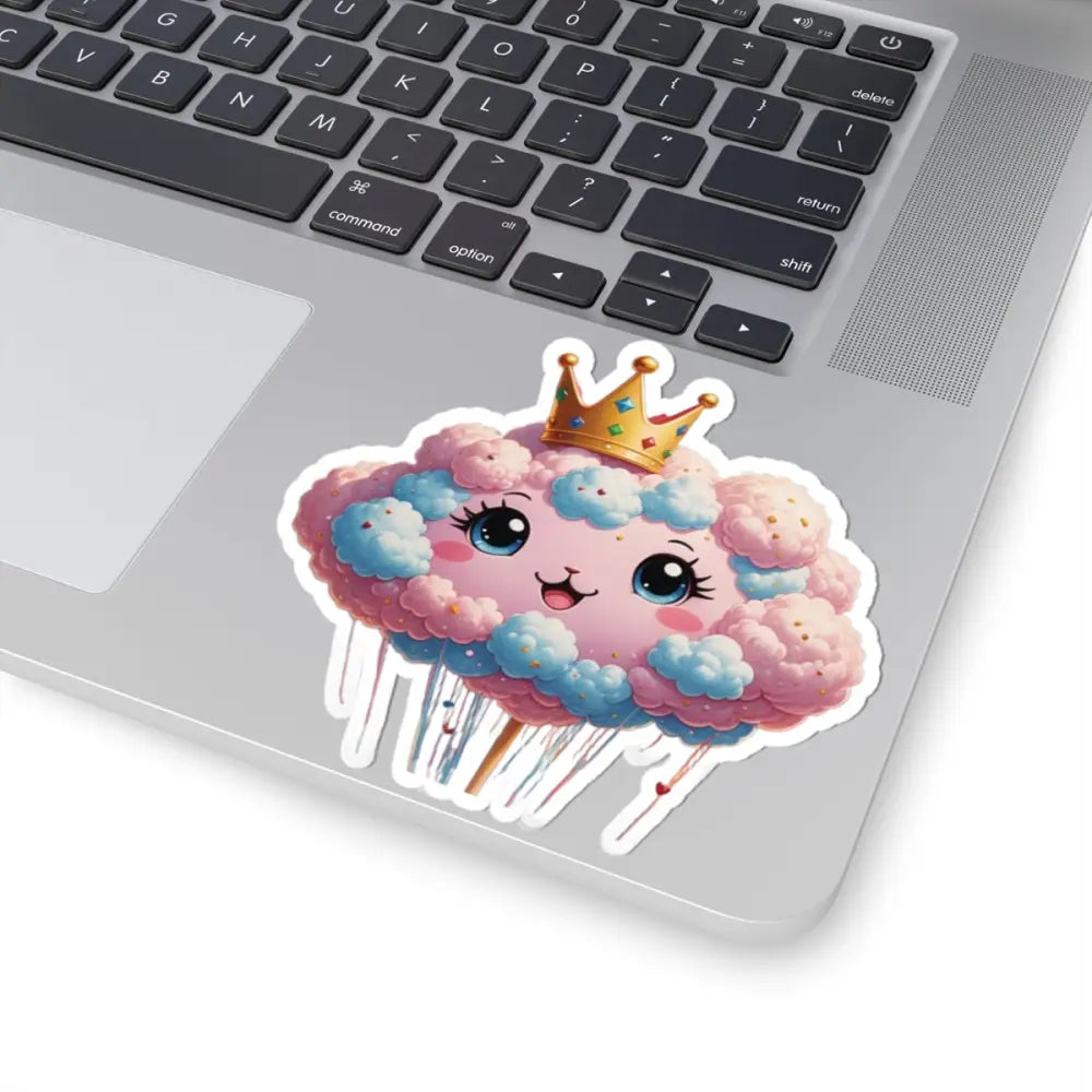 Cute cotton candy princess sticker from PixiOnyx Whimsy Royale Sky Majesty series