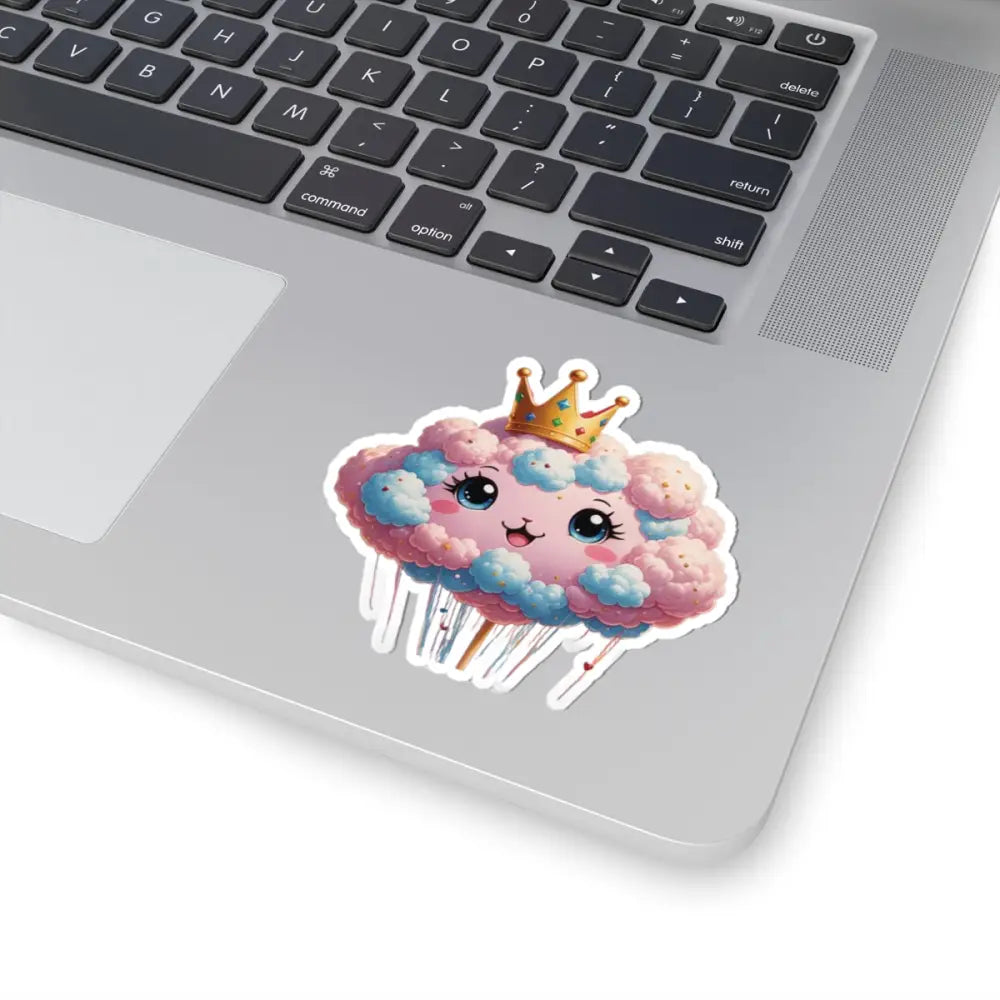 Cute cotton candy princess sticker from PixiOnyx Whimsy Royale Sky Majesty series