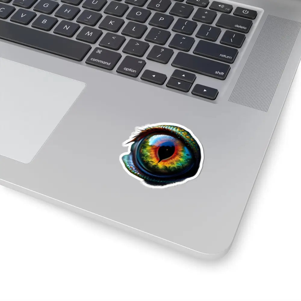 Colorful reptile eye sticker from PixiOnyx CreatureVision Series for vibrant decorating