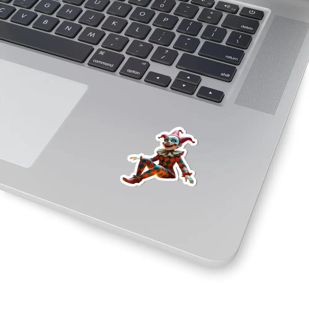 Jester sticker from PixiOnyx Absurdist Circus Series Kiss-Cut Sticker product
