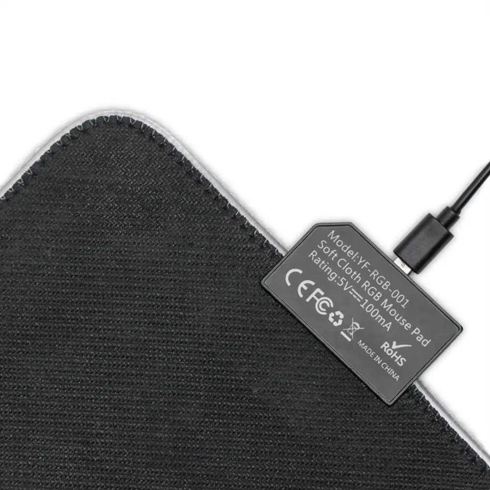 RGB Mouse Pad with USB connector from PixiOnyx’s LED Gaming Mouse Pad Beacon of the Quiet Tide