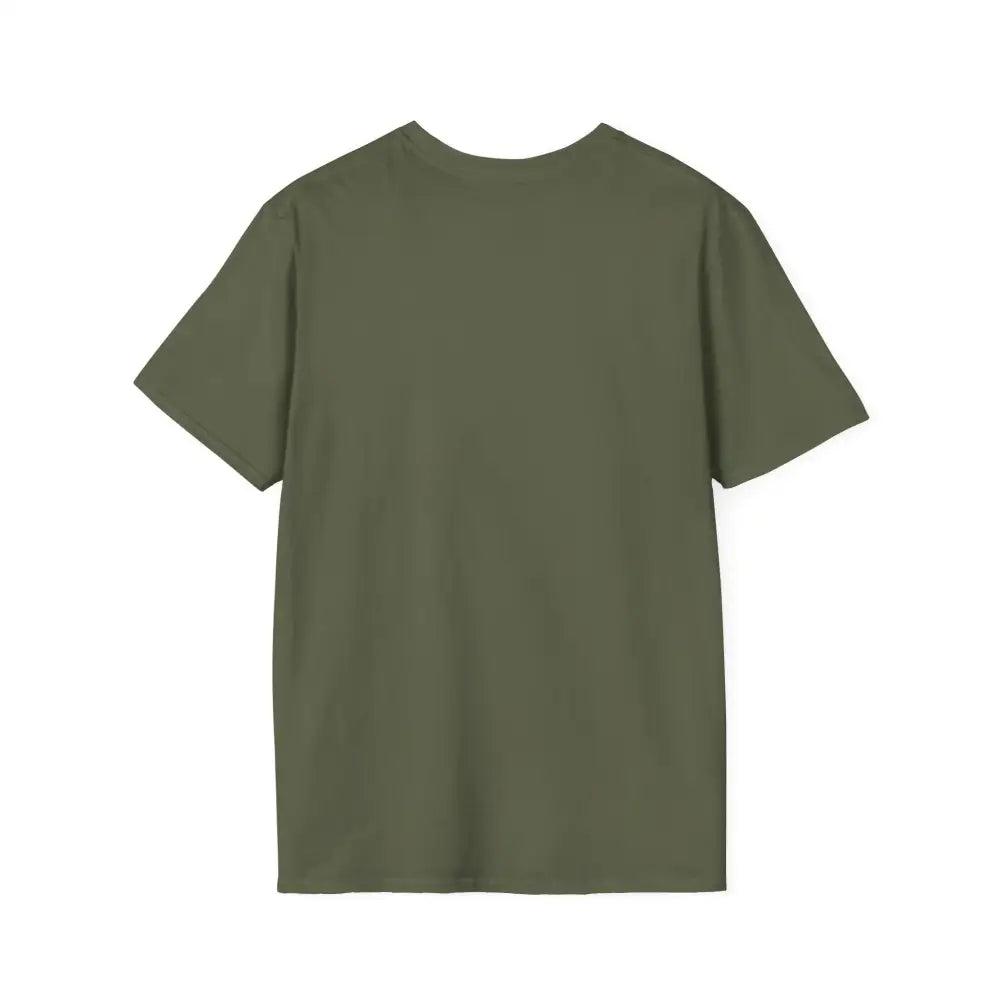 Plain olive green unisex softstyle t-shirt ideal for reducing fabric waste and enhancing aesthetic appeal