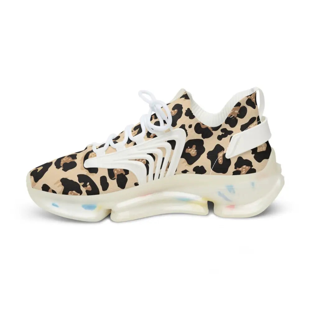 Leopard print athletic shoe from Men’s Sneakers Leopard Luxe Run PixiOnyx Streetstride Edition