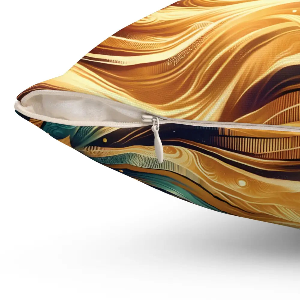 Abstract patterned pillow from PixiOnyx Celestial Floral Cushion collection