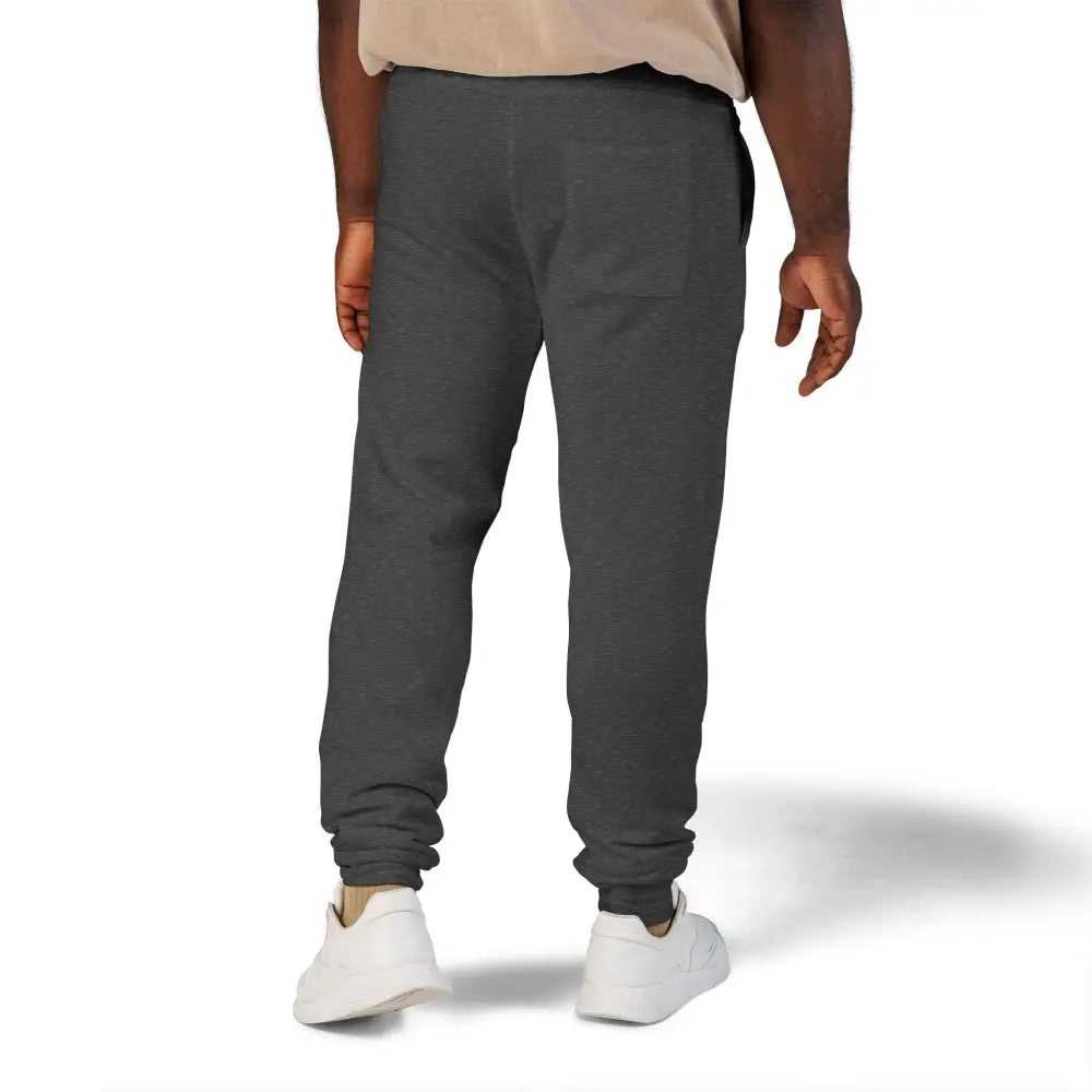 PixiOnyx Cozy Unisex fleece sweatpants with white athletic shoes for relaxed comfort