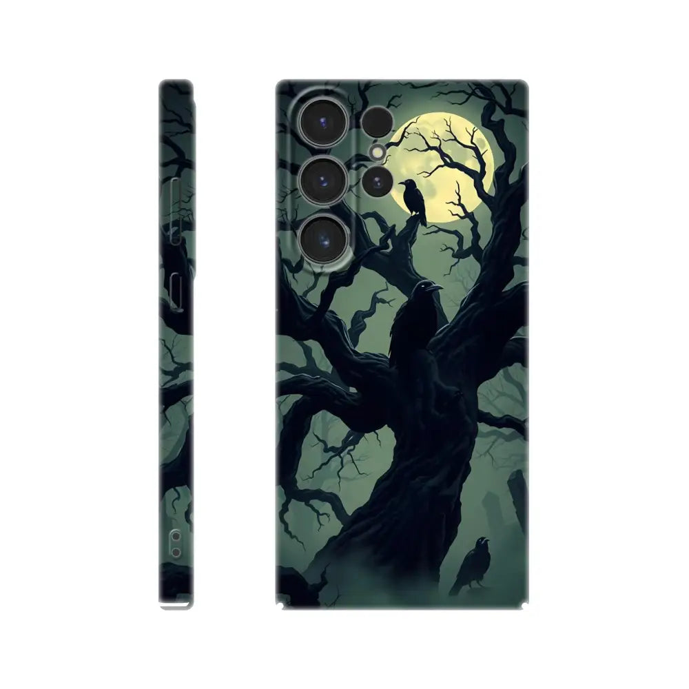 Samsung Slim Case with spooky tree design from PixiOnyx Phantom Grip Series