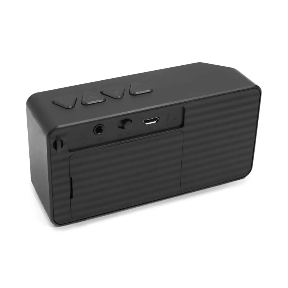 Black rectangular Sonic Scream Bluetooth Speaker from Psycho Cottontail Quartet PixiOnyx Portable Chaos Core