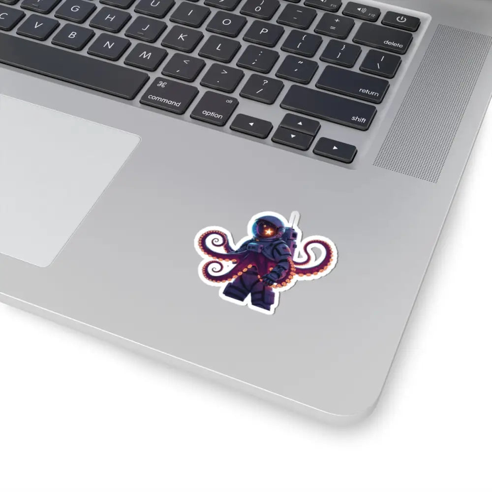 Astronaut Octopus Sticker from Space Octonaut Galactic Octopus Kiss-Cut Vinyl Decal