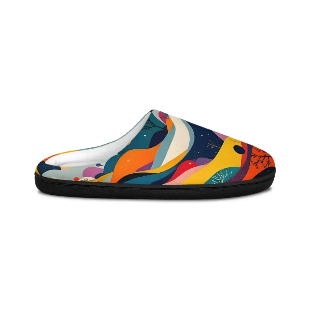 Colorful abstract-patterned slipper from Women’s Indoor Slippers Flowstate Mirage PixiOnyx
