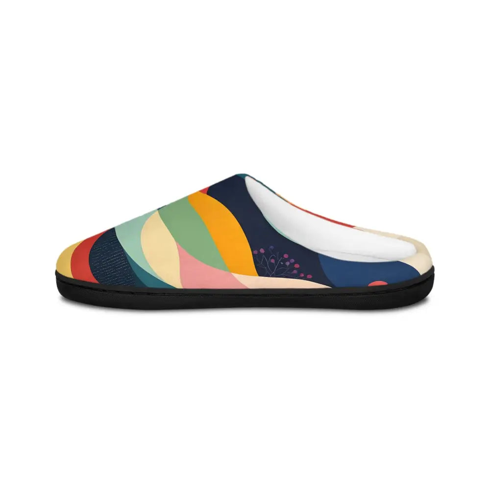 Colorful patterned indoor slipper from Sunset Grove by PixiOnyx Comfortcore Housewear